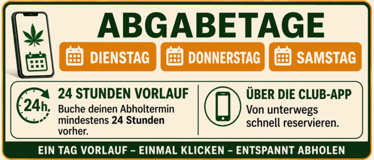 Cannabis Abgabetage