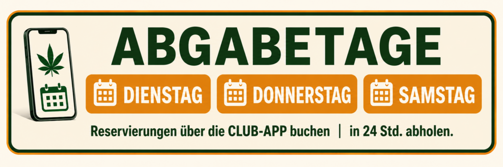 Hinweis Abgabe Cannabis
